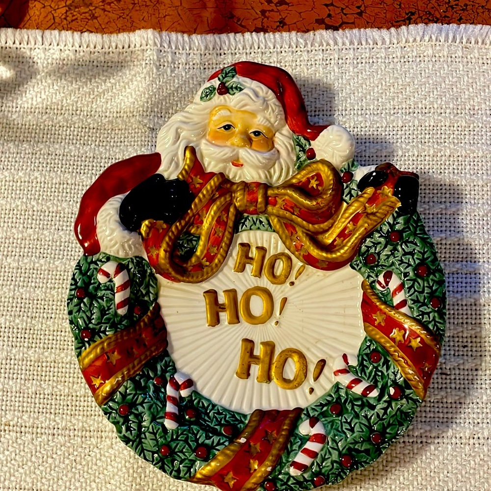 Santa Canape Plate